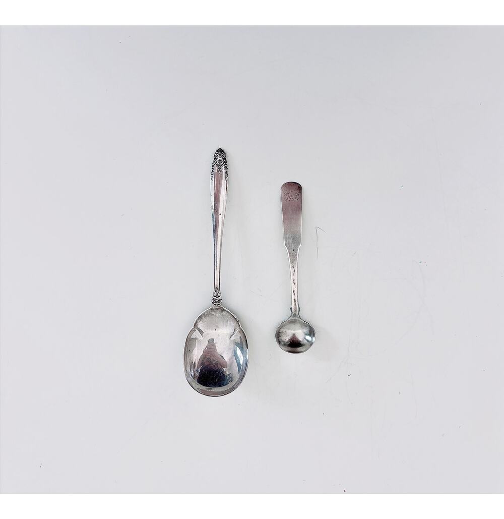 Pair of Sterling Silver Spoons - Bradbury and International